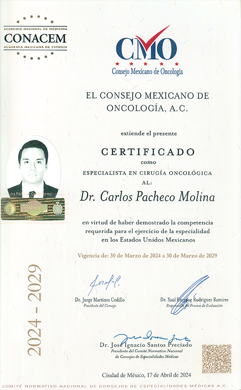 Dr. Carlos Pacheco Molina